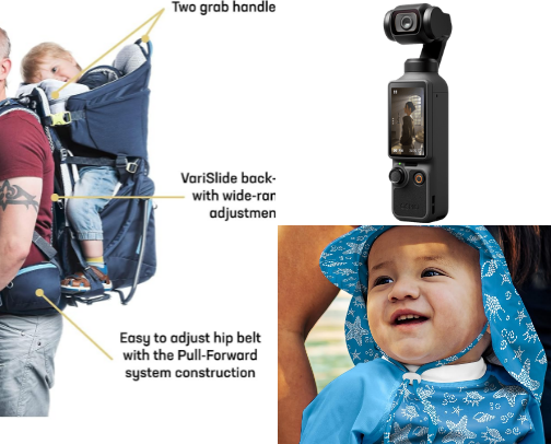 Family Hiking Essentials with Babies & Toddlers cover photo collage