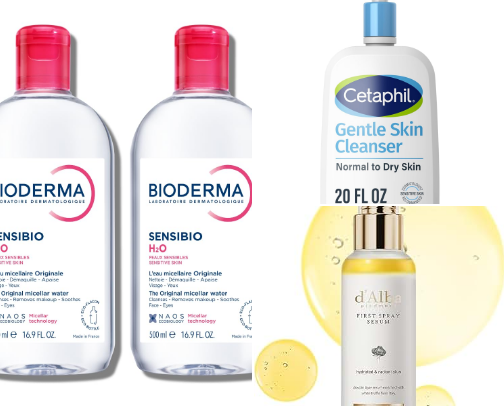My Pregnancy-Safe Glowing Routine: How I Kept My Skin Calm & Dewy cover photo collage
