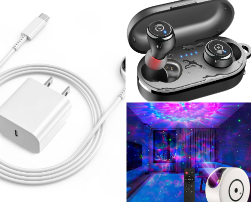 "Plug In & Power Up: Top Electronics Picks" cover photo collage