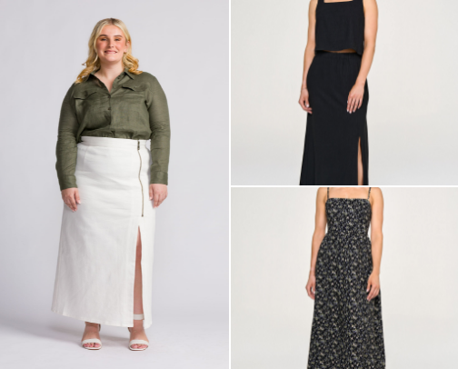 Maxis for petites cover photo collage