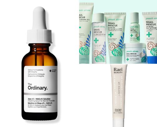 good skin care for the low 💸⚡️ cover photo collage