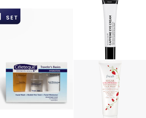 My favorite skincare products cover photo collage