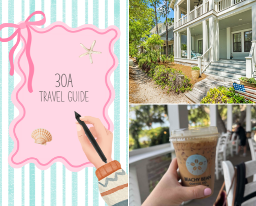 30A Travel Recommendations, Restaurants & Outfits! cover photo collage