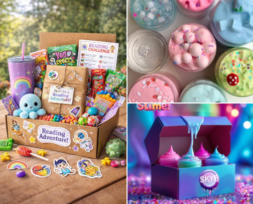 My tween’s favorite mystery box gifts cover photo collage