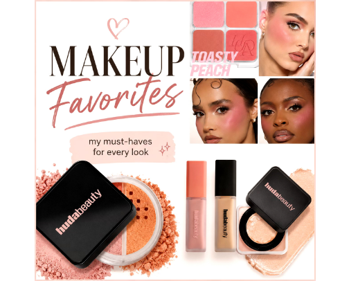 Makeup Favorites cover photo collage
