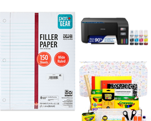 Walmart Back to School Deals cover photo collage