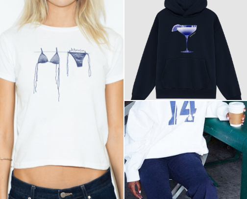Graphic Tees + Baby Tees cover photo collage