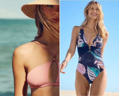 A day at the beach👙🏖️🌅🌴 cover photo collage