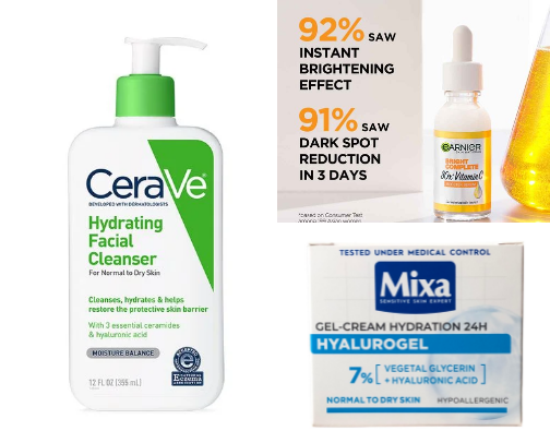 skincare must haves cover photo collage