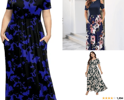 Women Plus Size fashions I love cover photo collage