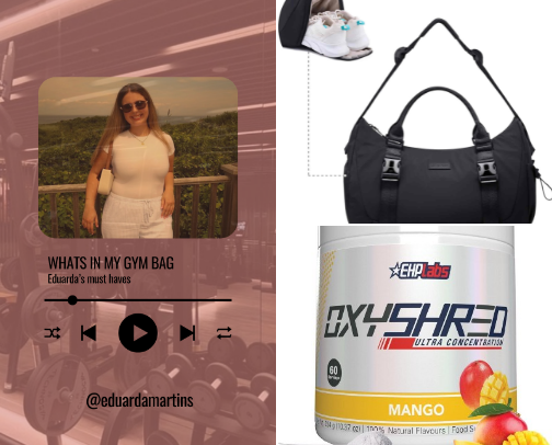 What’s in my Gym Bag cover photo collage