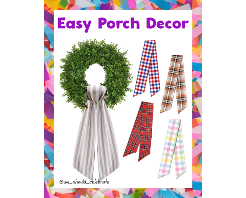 Easy Porch Decor cover photo collage