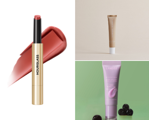 Lipsticks & gloss cover photo collage