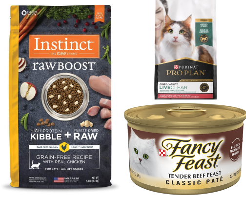 Raw fed kitty cover photo collage