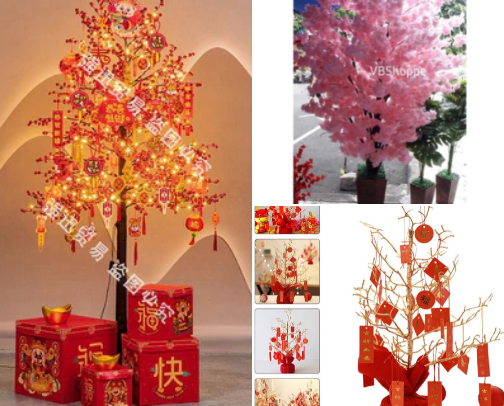 Decor imlek/ chinese new year cover photo collage