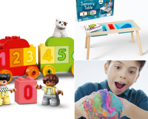 Rainy day toys for my 2 year old cover photo collage