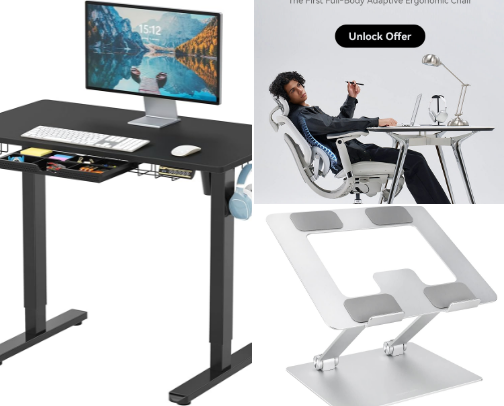 Work from home essentials cover photo collage
