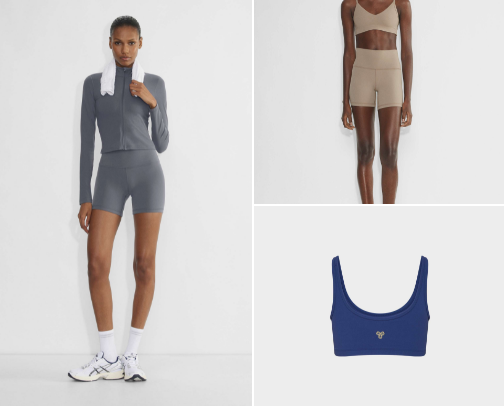 Aritzia Activewear cover photo collage