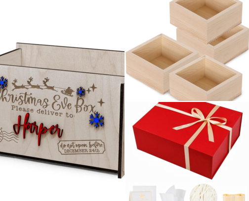 Christmas Eve Boxes for Boys cover photo collage