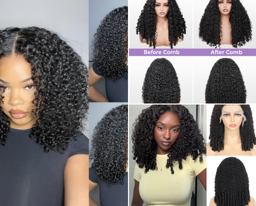 No Glue, No Stress: Curly Wig Picks cover photo collage