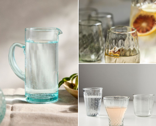 🥛 Recycled Glass & Aesthetic Drinkware cover photo collage