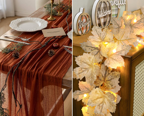 Thanksgiving and Fall Decor cover photo collage