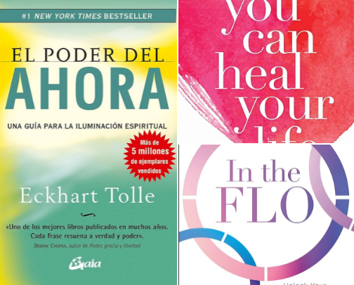 Mis recomendaciones de libros/ my books recs cover photo collage