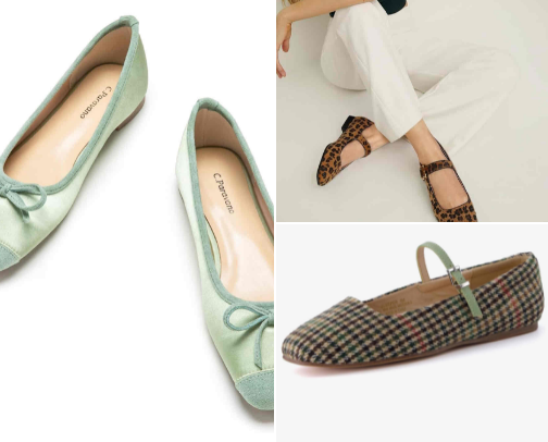 Cutest flats 🩰 cover photo collage