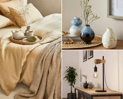 My list of home decor for my natural girlies🍂 cover photo collage