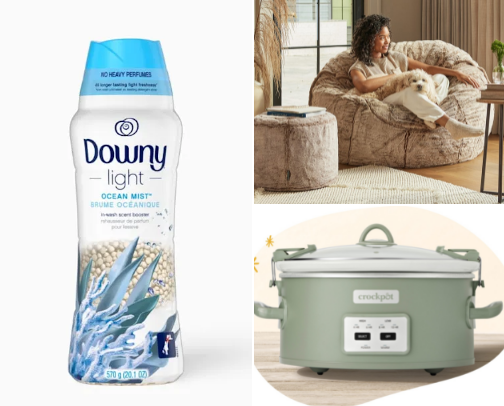 Household essentials cover photo collage