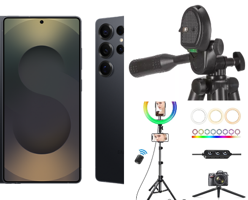 Gadgets, tools and accessories cover photo collage