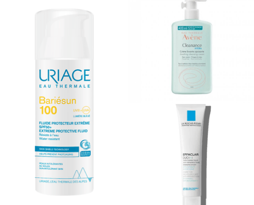 Skin care 🩵 *sensitive skin type* cover photo collage