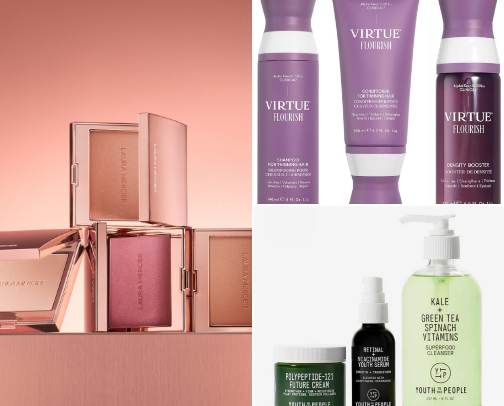 Beauty for Mature Skin: Makeup, Skincare & Finishing Touches cover photo collage