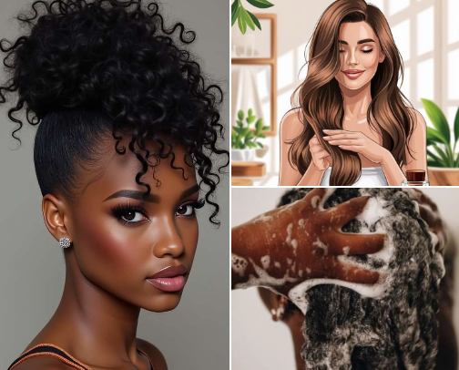 My hair, my crown cover photo collage