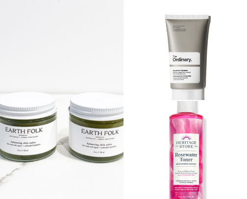 The Bare Essentials: Skincare & Beauty cover photo collage