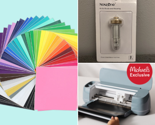 Craft supplies cover photo collage
