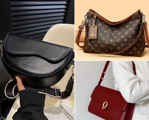 Women's bags cover photo collage