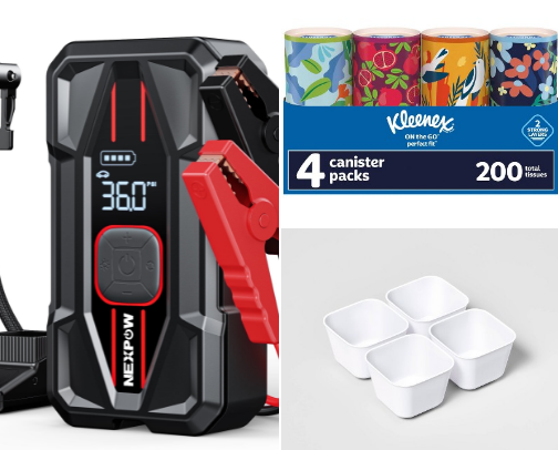 WHAT'S IN MY CAR: everything i keep on the go! cover photo collage