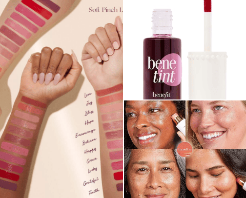 Strawberry makeup🍓 cover photo collage