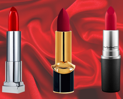 Find your perfect red! ✨ 💋 cover photo collage