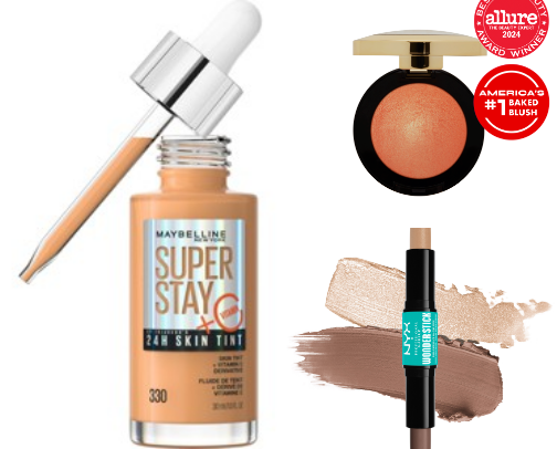 Clean girl makeup on a budget 🫧🎀 cover photo collage