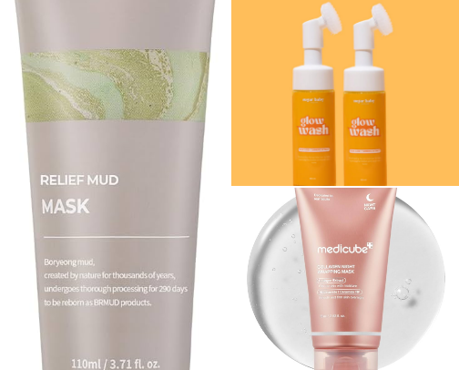 Skin care cover photo collage