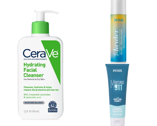 Fave skincare cover photo collage