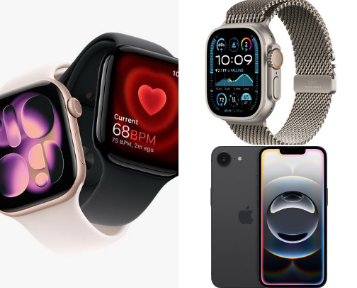 Apple products cover photo collage