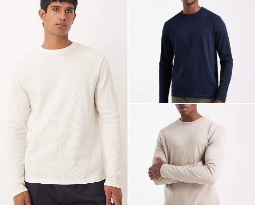 “Long Sleeve Tees | Stylish & Comfy Tops” cover photo collage