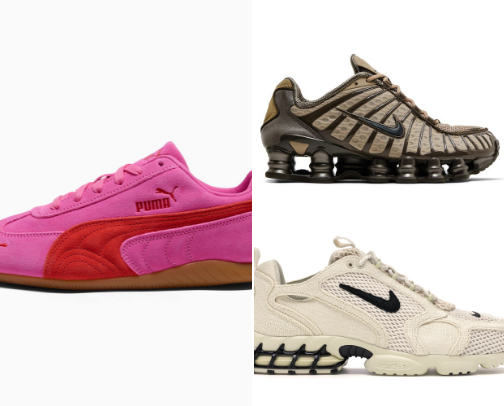 Cool girl sneakers cover photo collage