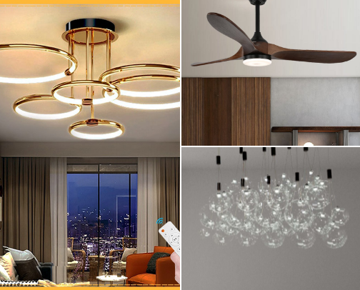 Lights for Ceiling cover photo collage