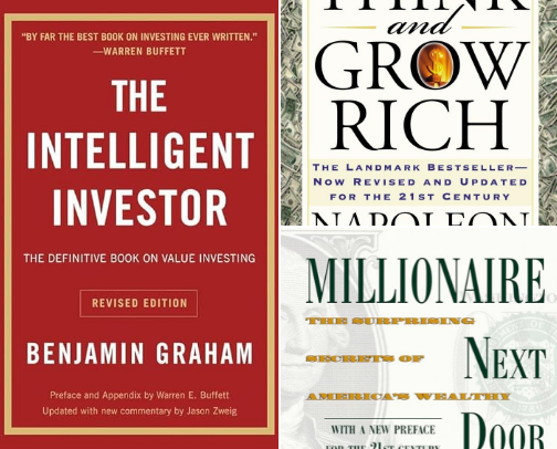 Wealth-Building Books for Rich Dad Poor Dad Fans cover photo collage