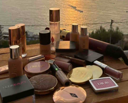 Makeup essentials ✨ cover photo collage