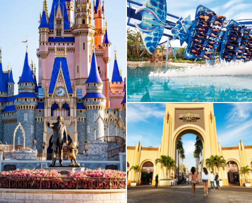 Orlando FL dream places cover photo collage